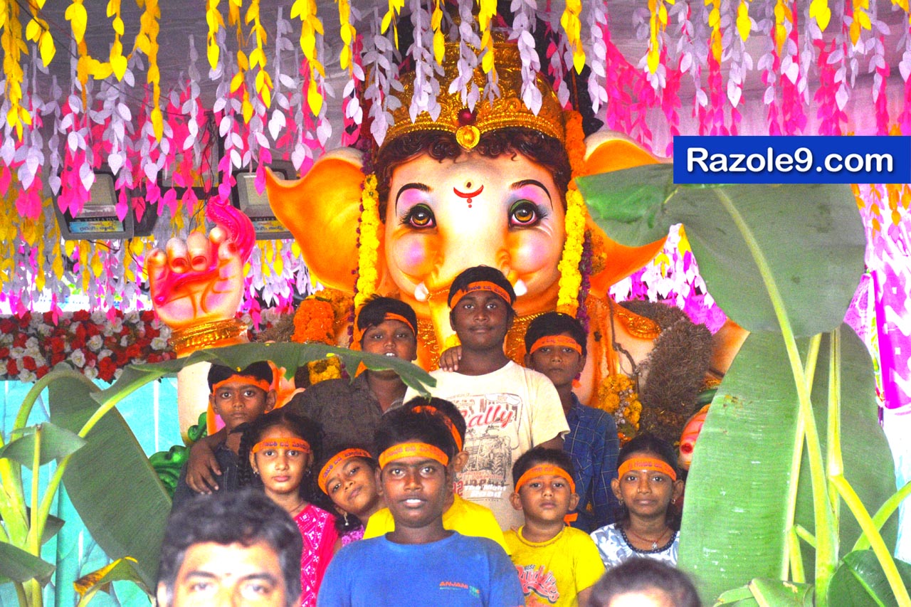 Razole Taluka Ganesh Nimajjanam